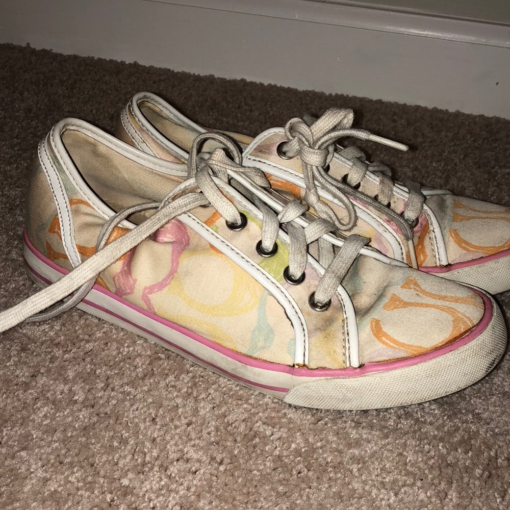 Coach vintage colorful sneakers